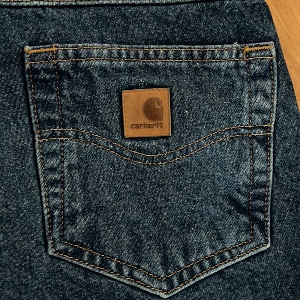 Carhartt NWT Relaxed Fit Work Dungaree Size 42x30… - image 4